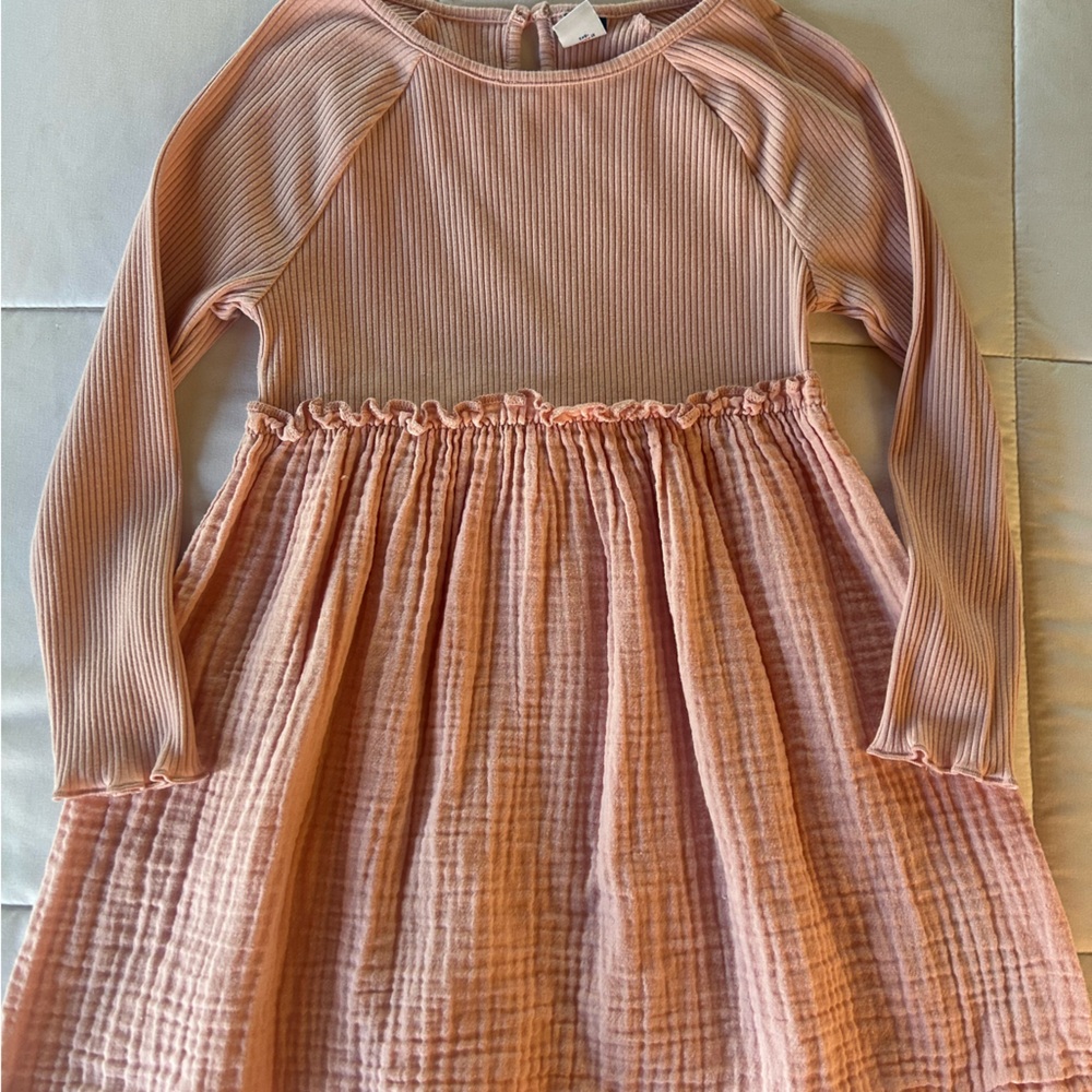 Pink Long Sleeve Dress